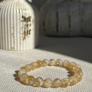 Pulsera Citrino en esferas