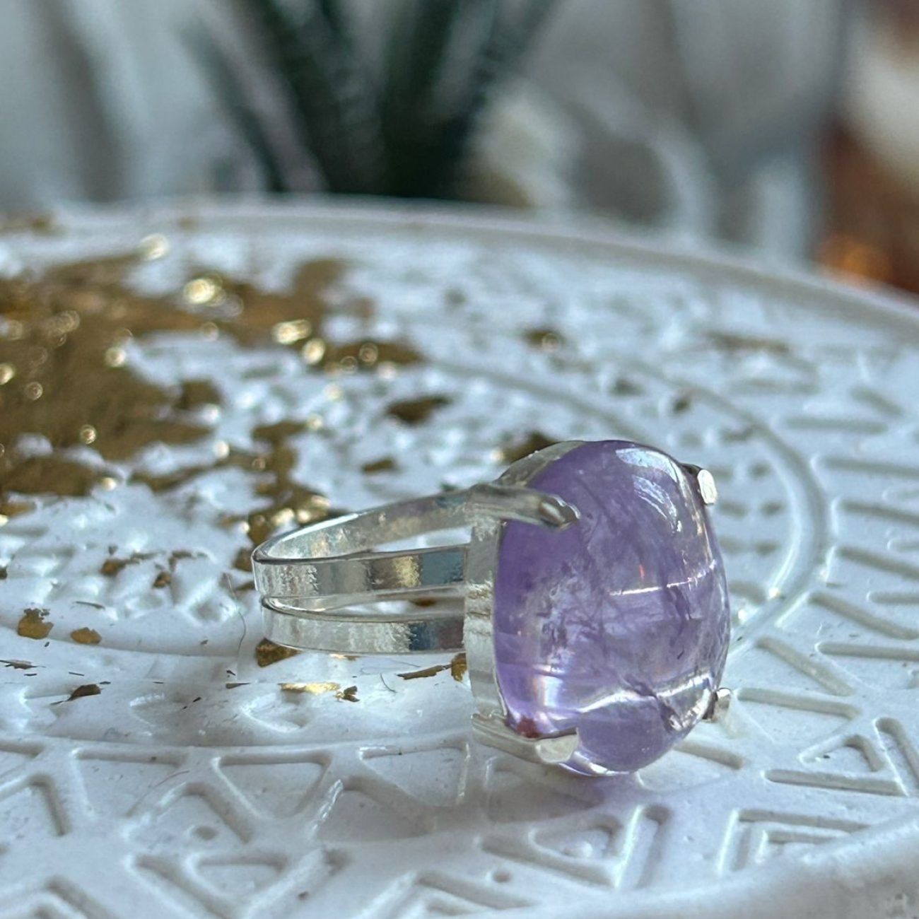 anillo amatista