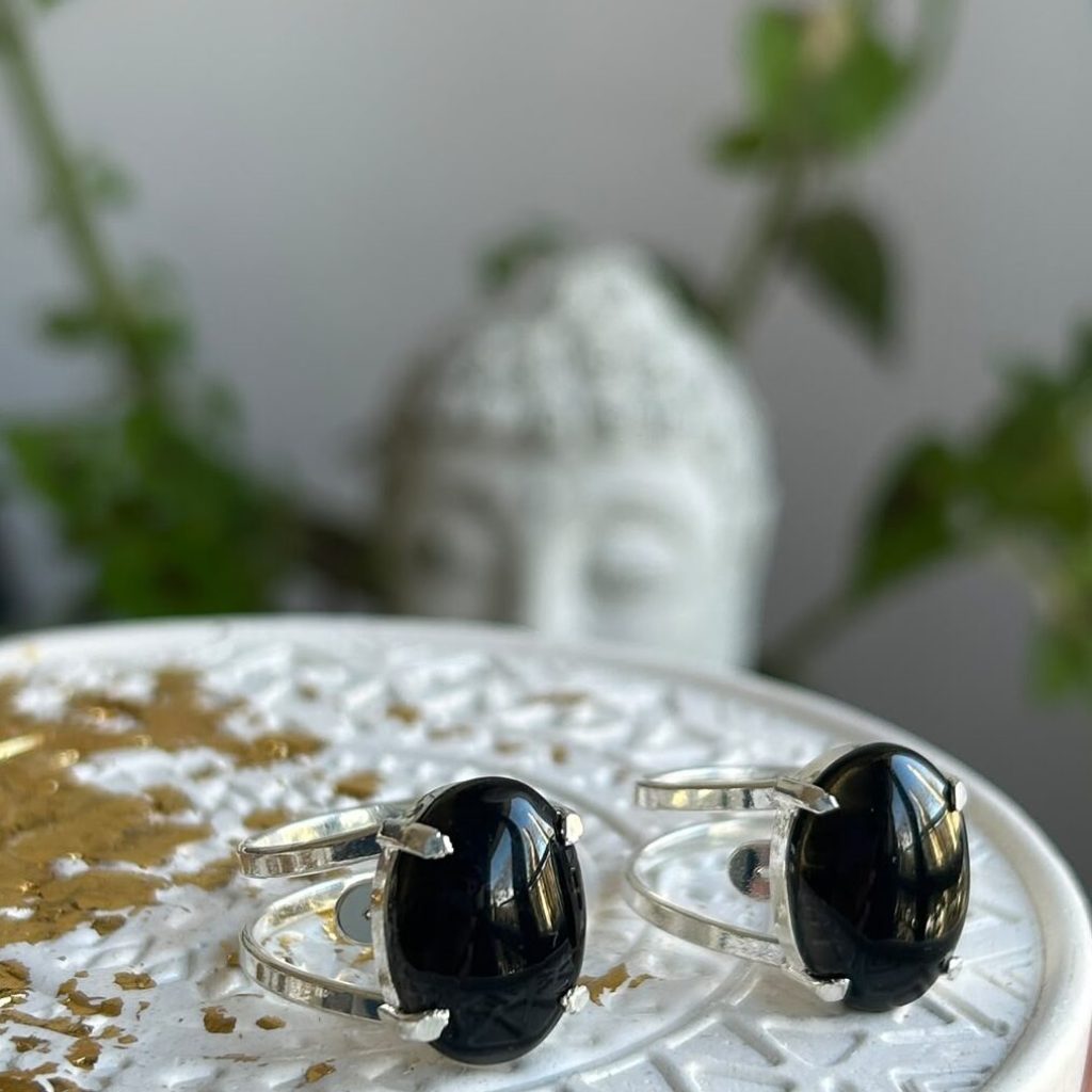 anillo obsidiana